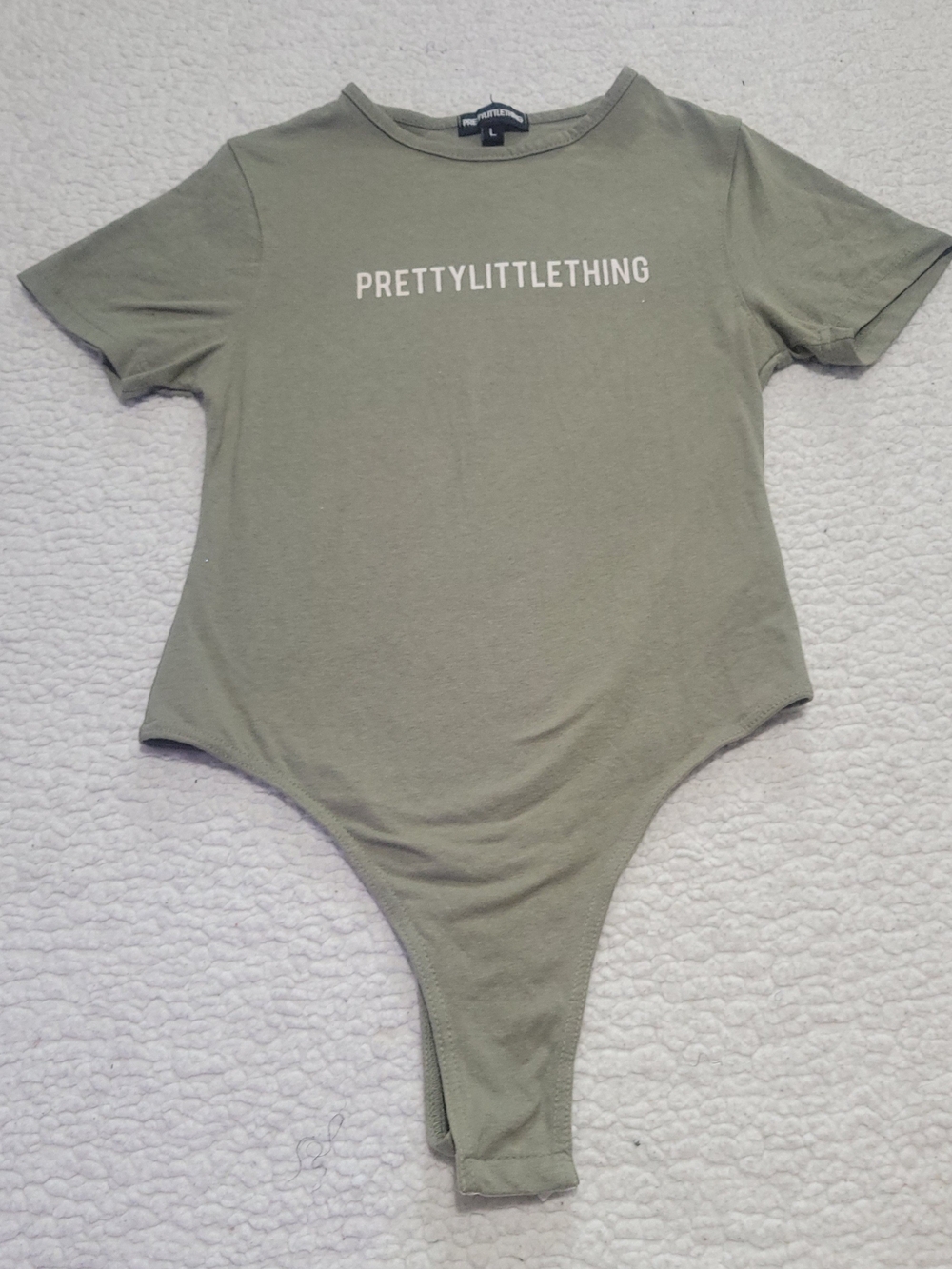 PRETTYLITTLETHING Olive Kids One-Piece Bodysuit